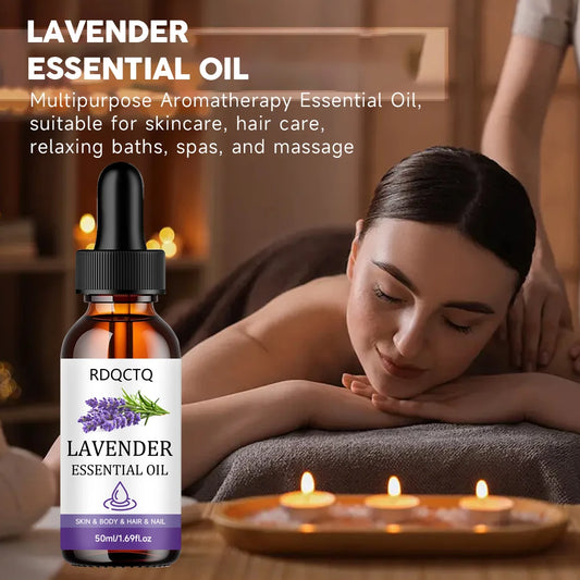 Lavender Essential Oil for Relaxation and Moisturizing Care
