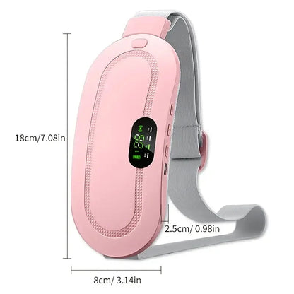 Menstrual Pain Relief Heating and Massage Belt – USB Rechargeable Portable Heating Pad