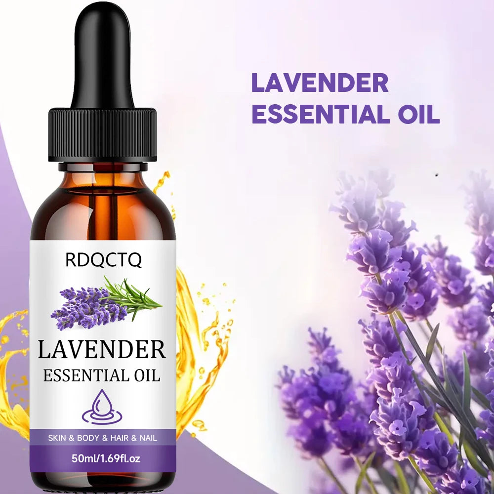 Lavender Essential Oil for Relaxation and Moisturizing Care