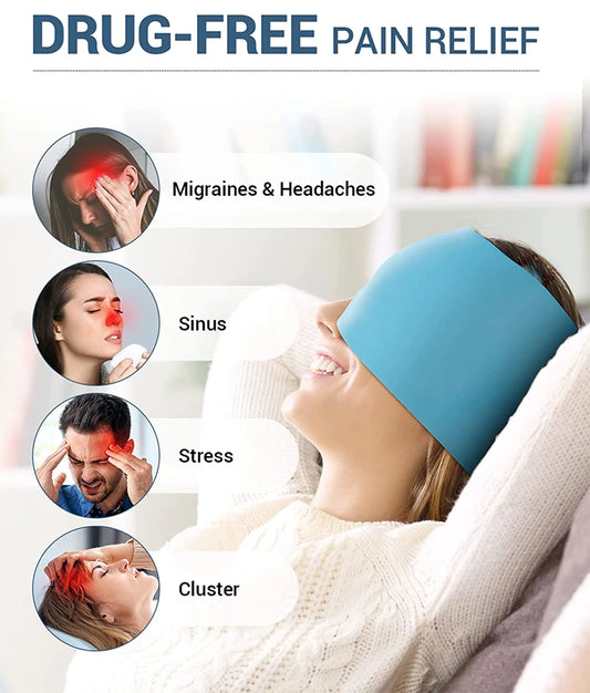 Hot & Cold Migraine Relief Therapy Cap
