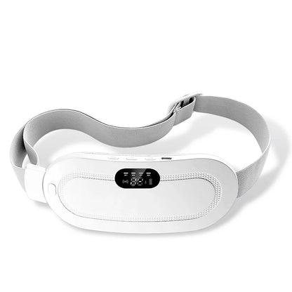 Electric Menstrual Massager Heating Vibration Period Abdominal Massage Belt Pad for Female Waist Lumbar Warmer Relaxation Device