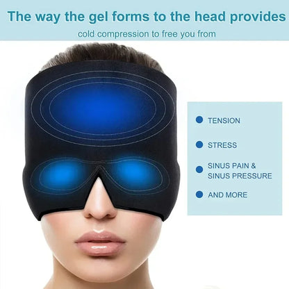 Hot & Cold Migraine Relief Therapy Cap