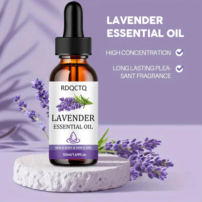Lavender Essential Oil for Relaxation and Moisturizing Care