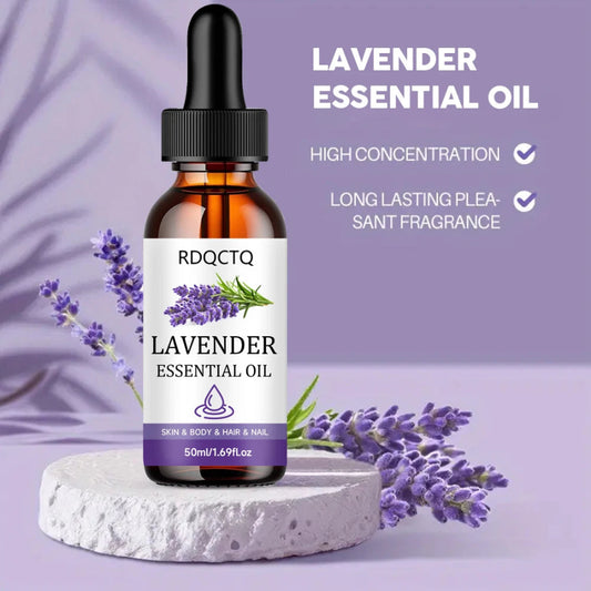 Lavender Essential Oil for Relaxation and Moisturizing Care